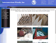 Tablet Screenshot of interamericanwoods.com
